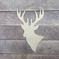 thumbnail image 2 of 7" Big Buck Deer, Unfinished MDF Art Shape by Wooden Craft Cutouts, 2 of 2