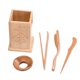 thumbnail image 2 of Set de utensilios de té BLESIY de Bambú, 2 of 8