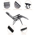 thumbnail image 6 of ACEGOSES 2PCS Patio Zero-gravity Folding Chair Poolside Recliner with Side Tray Support 330 lbs Waterproof Outdoor Single Chair, Sierra gray, 6 of 6