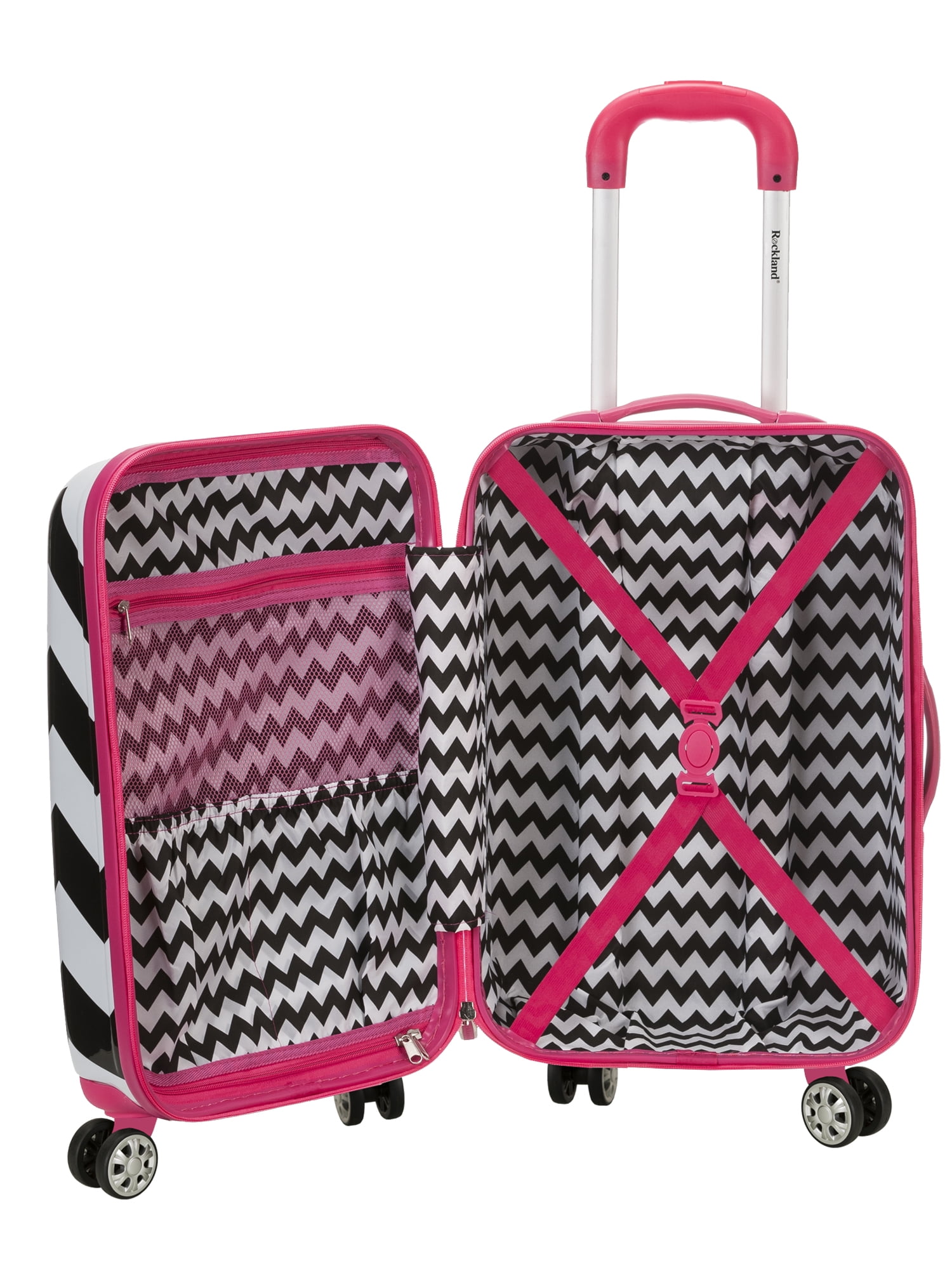 Rockland Luggage 20" Hard Sided Spinner Carry On Luggage F191