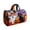 A001- A, variant on Halloween Yoga Bag for Women with Padded Puffy Barrel Shape, Spooky Carryall Handbag for Ladies, Festive Purse for Autumn Holiday Travel, Gift-Ready Luggage