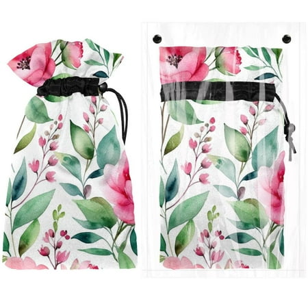 

Josid Floral Pattern Reusable Outdoor Faucet Insulation Covers Waterproof and Freeze-Resistant Spigot Protector Bags 2 Pack 11 x 6.9