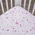 thumbnail image 2 of Sábana para cuna NoJo Disney Princess Dare to Dream rosa y blanco, 2 of 5