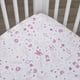 thumbnail image 2 of Sábana para cuna NoJo Disney Princess Dare to Dream rosa y blanco, 2 of 5