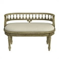 thumbnail image 2 of Banc Rembourré Hathaway - Beige Antique, 2 of 8