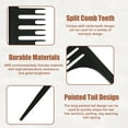thumbnail image 5 of Unique Bargains Rat Tail Comb Long Tail Tip Comb Plastic Tail Comb Hair Styling Combs for Women Men 0.1" Tooth Width, 5 of 6