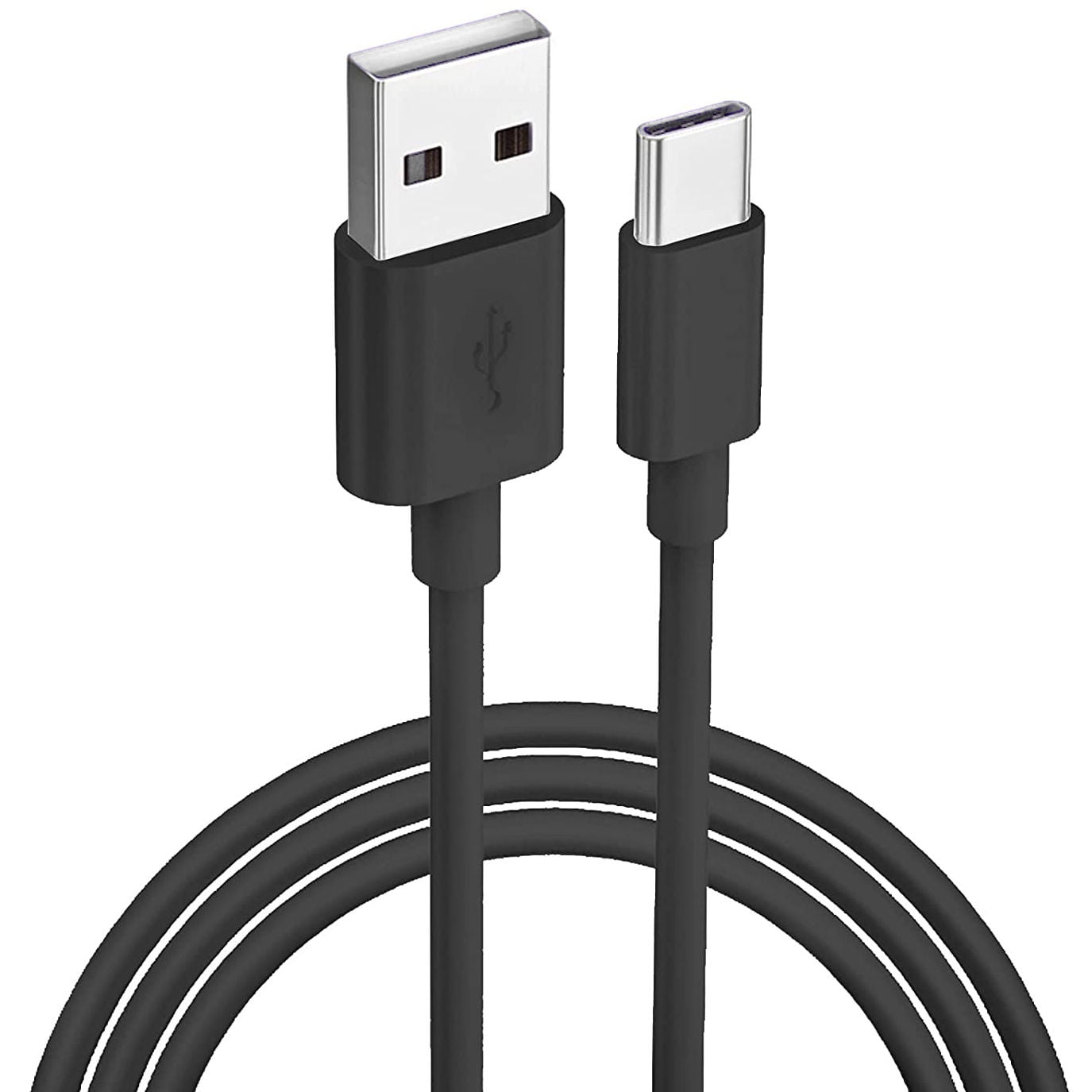 5 Ft. HighSpeed USBC to USBA Charge & Sync Cable Black
