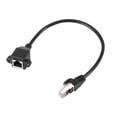 thumbnail image 1 of RJ45 hembra a macho Adaptador de cable de extension de red Montaje en panel de 27 cm, 1 of 1