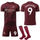 thumbnail image 1 of Man City 2024-25 Home Kit Haaland No.9 for Kids & Adults, 1 of 2