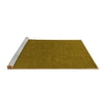 thumbnail image 2 of Ahgly Company Machine Washable Indoor Rectangle Solid Yellow Modern Area Rugs, 4' x 6', 2 of 4
