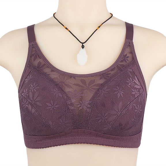 jsaierl Bras for Women Plus Size Push Up T-shirt Bras Seamless Sexy Bralettes Stretch Everyday Full Figure Bras