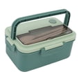 thumbnail image 4 of Bento Box, fiambrera de 1500 ml, recipientes Bento térmicos, fiambrera portátil, artesanía excepcional, 4 of 8