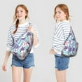 thumbnail image 4 of Hawaiian Turtle Sling Backpack - Tropical Beach Animal Print Shoulder Bag, Fashionable Anti-Theft Pack for Commuters, 4 of 4