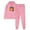 Pink, variant on JURANMO Fashion 2 Piece Outfits for Women Happy Halloween Sweatsuit Casual Lightweight Drawstring Hooded Sweatshirts Comfy Elastic Waist Sweatpants Tracksuit Daily Deals Clearance White S