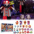 thumbnail image 5 of Calendario de Adviento de Navidad, caja sorpresa de payaso de Navidad para Halloween, caja para teléfono móvil con cuenta regresiva de 24, tenedor para pastel, marco de fotos, juego de accesorios de r, 5 of 5