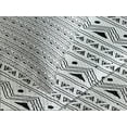 thumbnail image 4 of Ambesonne Tribal Quilted Bedspread Set 3 Pcs, Black White Aztec Border, King Size, Black and White, 4 of 5