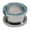 blue, variant on MATROOY Crystal Screw Tunnels Ear Expander Stretch Plug Piercing Gauge Rhinestone Hollow-black-5mm