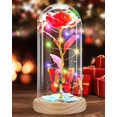 thumbnail image 1 of Rosa de cristal Otlonpe Timeless Elegance LED Wood Red, 1 of 8