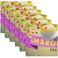 thumbnail image 6 of Dreamtimes Mardi Gras Cloth Napkins Set of 6, Oversized Washable Reusable Polyester Dinner Table Napkins for Family, Restaurant, Party Decor, 20 x 20 Inch, 6 of 7