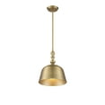 thumbnail image 2 of Berg 1-Light Pendant in Warm Brass, 2 of 6