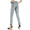 thumbnail image 2 of INC Womens Mid Rise Frayed Hem Straight Leg Jeans, 2 of 2