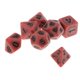 thumbnail image 4 of Juegos de dados poliédricos Juego De Dados De Acrílico Poliédrico De 7 Piezas Juego De Mesa Juegos De Fiesta Rojo Rojo Magideal Juegos de dados poliédricos, 4 of 7