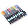 thumbnail image 3 of 1mm Bullet Tip Gel Pen Coloured Fluorescence Nite Writer Pen for Drawing Marker(18 Colors), 3 of 8