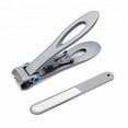 thumbnail image 4 of Cortaúñas gruesas de gran tamaño para uñas de los pies y uñas gruesas, cortaúñas de acero inoxidable, cortaúñas de los pies, cortaúñas de acero inoxidable para hombres, ancianos, adultos (plata), 4 of 5