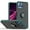 Dark Green, variant on For T-Mobile REVVL 6 5G Q Shadow 1 Series TPU + PC Phone Case with Ring For T-Mobile REVVL 6 5G