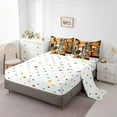 thumbnail image 3 of Erosebridal Geometric Sqare Bedding Sets Twin Size,Abstract Artwork Comforter Sets with Sheets,Rectangle Decor,Reversible,Lightweight,7-Piece, 3 of 5