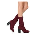 thumbnail image 2 of New Women Indulge Sophie-I Knitted Fabric Mid Calf Block Heel Sock Boot, 2 of 4
