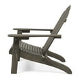 thumbnail image 3 of Cytheria Acacia Wood Outdoor Foldable Adirondack Chairs, Set of 2, Gray, 3 of 3