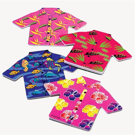 US Toy Company 1389 Tropical Shirt Memo Pads - Pack of 12