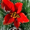 thumbnail image 4 of Christmas Front Door Wreath Ornament Pinecone Berries Artificial Pine Garland for Party Table Fireplaces Porch Walls New Years Halloween Home Decor, 4 of 6