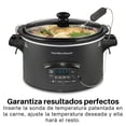 thumbnail image 4 of Olla de Cocción Lenta Programable Hamilton Beach Defrost & Go™, 6 Qt, con Sonda de Temperatura y Función de Descongelación, Tapa Hermética, 4 of 7