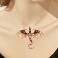 thumbnail image 3 of 10Pcs Dragon Charms 3D Multicolor Metal Flying Dragon Pendant Set with Enamel Wings for Necklaces Jewelry Making, 3 of 11