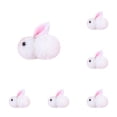 thumbnail image 2 of XIANXIAN 5 Pcs Mini Plush Easter Bunny Animals Miniature Stuffed Easter Rabbit Toys Soft Tiny Rabbit Doll for Easter Basket Stuffers DIY Easter Party Decorations, 2 of 5