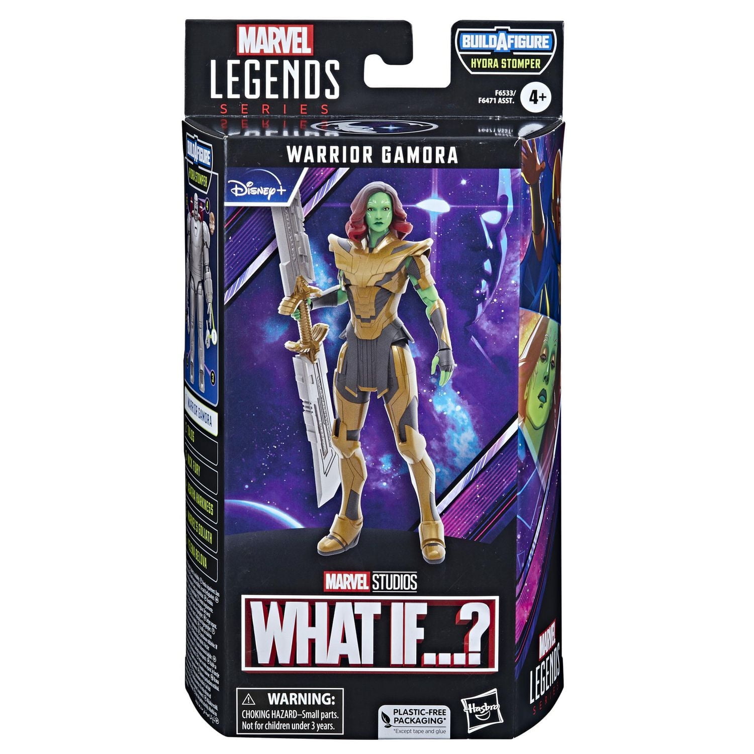 Hasbro Marvel Legends Series Warrior Gamora, What If...? Collectible 6 Inch Action Figures, Ages 4 and Up 