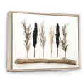 thumbnail image 2 of Designart "Vintage Botanica Collection Herbs III" Floral Framed Wall Art - Traditional Black Herbs Hallway Framed Wall Art Decor, 2 of 6