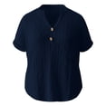 thumbnail image 4 of MAIHAN Womens Polo Shirts Short Sleeve Casual Summer Boho Tops Graphic Loose Tees Cute T Shirts Tops Floral Shirts for Women, 4 of 4