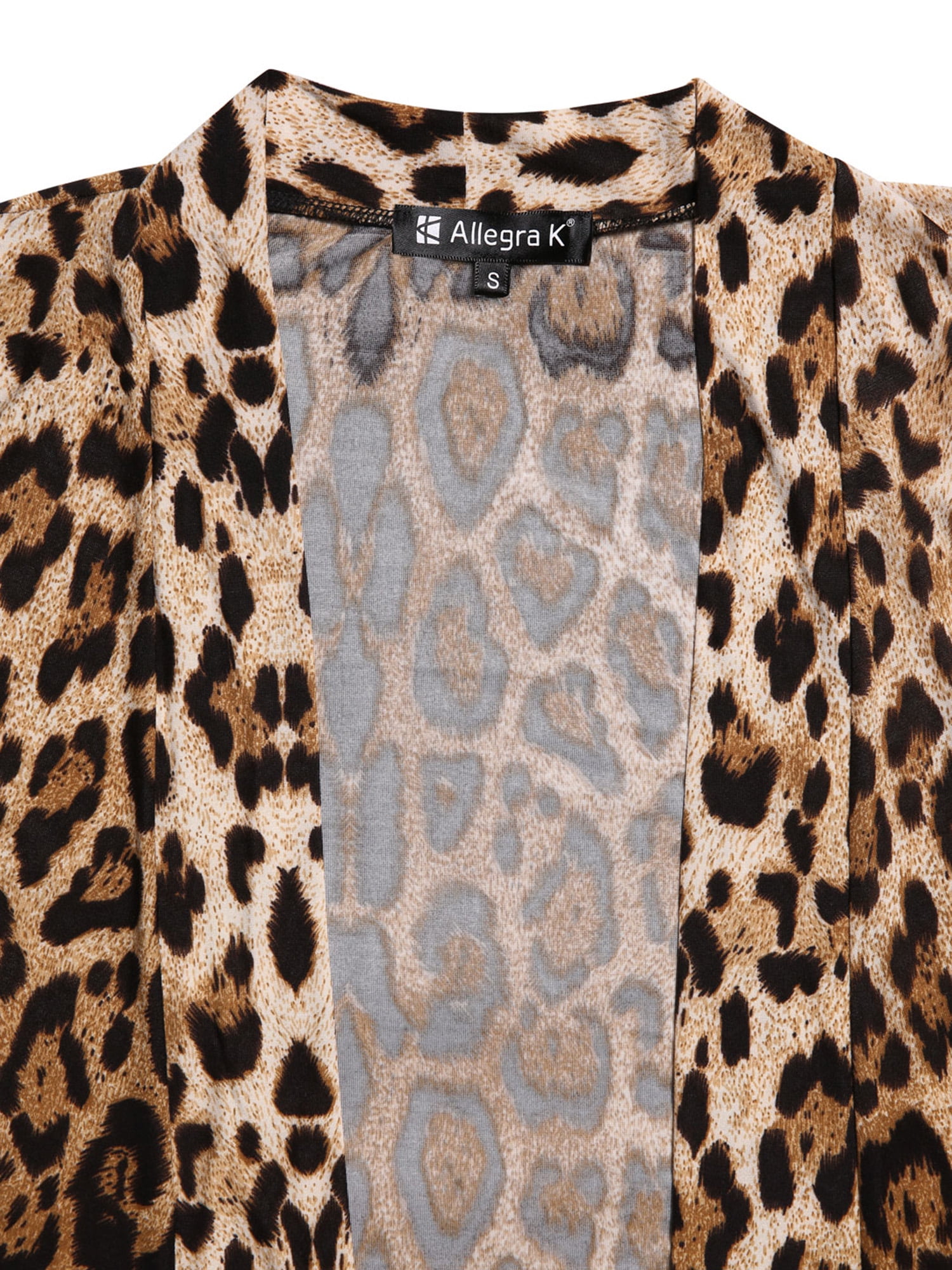 cheetah cardigan walmart