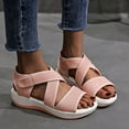 thumbnail image 2 of Comfort Sport Sandals for Women with Soft Thick Sole - Ladies Wedges Platform Slides Non-Slip Shoes, 2 of 2