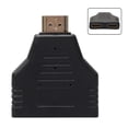 thumbnail image 2 of HEVIRGO 2 Pcs Compact 1080P HDMI-compatible Port Mâle vers 2 Femelle 1 Po 2 out Adaptateur Répartiteur Convertisseur, 2 of 10