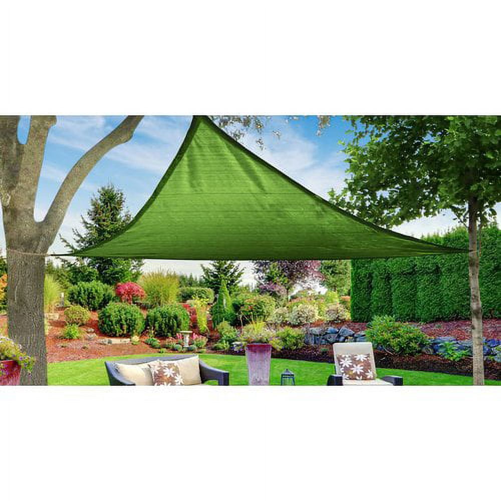 Sun Shade Sail Canopy, Triangle, Beige,?16'x16'x16'