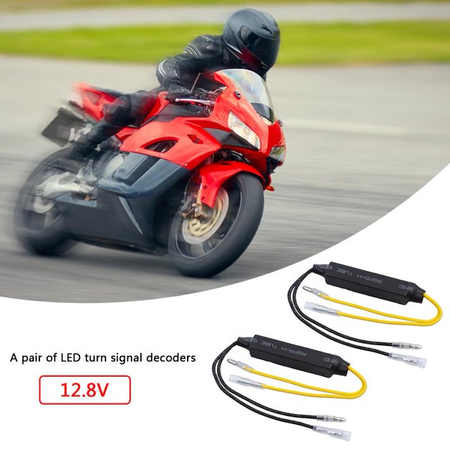 5 pares de indicadores de motocicleta decodificador de señal de giro resistencia intermitente de luz LED Ehuebsd Accesorios para autos y motos