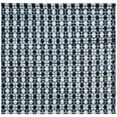 thumbnail image 6 of SAFAVIEH Montauk Jefferson Geometric Quatrefoils Cotton Runner Rug, Ivory Blue/Black, 2'3" x 6', 6 of 10