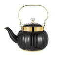 thumbnail image 3 of Tetera para senderismo Strade Fareast Limited Tetera de acero inoxidable calabaza Oro, 3 of 8