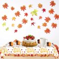 thumbnail image 4 of VOAVEKE Thanksgiving Halloween Fall Decorative Table Cloth, Fall Decorations for Home, Thanksgiving Tablecloth Maple Leaf Accessories Holiday Party Background Wall Table, 4 of 4