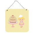 thumbnail image 1 of Cake Baker Blonde Yellow Wall or Door Hanging Prints, 1 of 1
