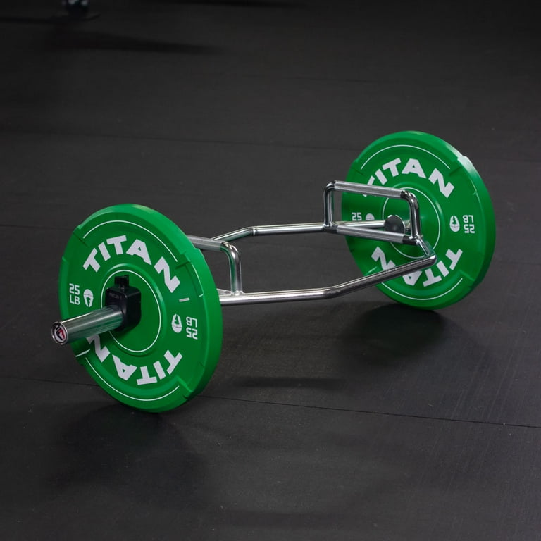 Titan Fitness Olympic 2in Hex Trap Bar Weightlifting Deadlift